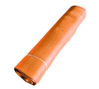Heavy Duty Debris Netting Roll 2m x 50m - Scaffold Safety Mesh for Construction & Garden - UV Resistant, Windproof Dust Barrier - Multiple Colours - Quick Install, Trade Quality (ORANGE)
