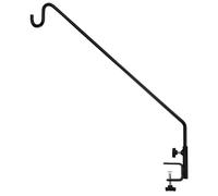 Heavy Duty Deck Hook, 360° Adjustable 30 Inch Swivel Metal Stand for Hanging Bird Feeders, Pots, Wind Chimes, Lanterns and Potted Plants