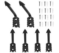Heavy Duty Deer Skull Mounting Kit, 6X Display Rack European Skull Mount Hanger, Deer Antler Mount, Deer Head Mount Skull Hanger, Durable Wall Mount for Trophy Display Deer Skull Mounting Kit
