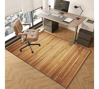 Heavy Duty Desk Chair Mat 100x120cm - Office Carpet Protector for Hardwood & Carpet Floors Ideal for Gaming Chairs & Rolling Computer Chairs Floor Mat for Home & Office FANDIAO