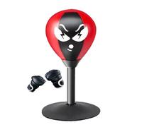 Heavy Duty Desktop Punching Bag - Stress Relief Boxing Ball for Anger Management | Mood Relief Tool | Fun Desk Toy and Equipment