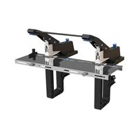 Heavy-Duty Desktop Stapler, A4 Manual Double-Ended Stapler, Two Binding Methods, Binding Thickness 60 Sheets, Staple Specifications: 24/6, 23/8, for Offices, Schools, Companies, Warehouses