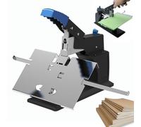 Heavy-Duty Desktop Stapler, Flat/Saddle Staple, Max 6.5mm Binding, Effort Saving Push-Push Nail Slot, for Booklets, Documents, Leather