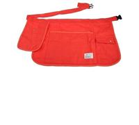 Heavy Duty Detachable Adjustable Tool Belt Work Apron - Garden Utility Belt for Home Improvement, Housekeeping - Half Waist Canvas Gardening Apron (Orange)