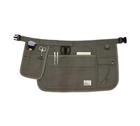 Heavy Duty Detachable Adjustable Tool Belt - Work Apron with Garden Tool Pockets - Utility Belt for Home Improvement - Half Waist Canvas Apron - Green