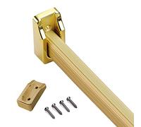 Heavy Duty Detachable Shower Rod for Wall Closet, Aluminium Garment Bar for Curtains, Versatile Design for Wardrobe and Hotel Use