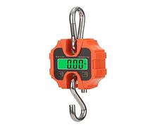 Heavy Duty Digital Crane Scale - 150/200/500kg Hanging Weighting Hook Steelyard with LCD Display, Portable Electronic Scale for Industrial Use, rts N/lb/kg Unit Conversion, Perfect for Farm,