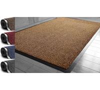 Heavy Duty Dirt Trapper Barrier Mat, Non-Slip PVC, Brown, 90x120cm