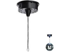 Heavy Duty Disco Ball Motor Rotator Supports Disco Ball Motor With Chain Light Up Hanging On/Off Switch Disco Ball Rotator Led Battery Powered Sound Activated Disco Ball Spinner For Dancing Hall Club