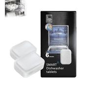 Heavy Duty Dishwasher Cleaner and Deodorizer Tablets, dishwasher cleaner Maintenance tablets, Deep Cleans Grease & Grime (2PCS)