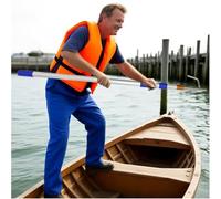 Heavy-Duty Dock Push Pull Boat Hook Rod Stick For Sailboat/Yacht/Skiff, 26 23 16 12 10 6 Feet Long Pole For Pushing The Boat, Adjustable Grappling Hooks Replacement(1 Pack,700CM(22.9ft))