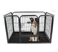 Heavy Duty Dog Cage Pet Metal Run Folding - Medium 74071