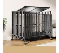 Heavy Duty Dog Cage Side Table Decorative Pet House Side Table Spacious Dog House Movable Furniture Style Dog Cage