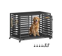 Heavy-Duty Dog Crate Cage, 122 x 75 x 88 cm