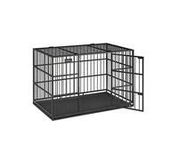 Heavy-Duty Dog Crate for Medium and Large Dogs, 122 cm L x 75 cm W x 80 cm H