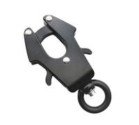 Heavy Duty Dog Leash Hook - Quick Release Frog Clip with Swivel Base, Secure Walking and Training Dog Leash Clasp | Zinc Alloy Carabiner-Style Clasp for Outdoor Hikes, Daily Strolls, Canine Control