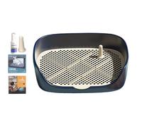 Heavy Duty Dog Toilet Flat Side Nonslip Base Simple Wipe Clean Pet Restroom Indoor Potty Training Solution Toilet for Small Space