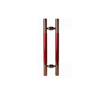 Heavy Duty Door Handle Set Sliding Door Pull Handle,Stainless Steel 10/16/24/32 Inch,Rose Gold, Original Wood, Red, Orange, for Glass Door Wood Door Large Door Handl,D-150cm(59.1in)110cm(43.3in)