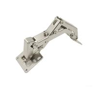 Heavy Duty Door Hinge, 170-180 Degree Large Angle, Thick Door Pivot Butt Hinge, No Drill Easy Install Smooth Motion, Garage(F)