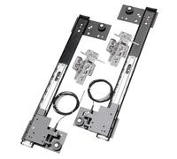 Heavy Duty Door Hinges for Pocket Doors, 1 Pair Hidden Swing Door Track with Ball Bearing, Load Capacity 16kg, Wardrobe Side-Mounted Inverted Slide Hardware Accessories