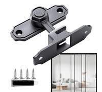 Heavy Duty Door Lock - Sliding Door Latch, Security Hook Bolt | Heavy Duty Gate Latch Hardware, Garage Security Slide Lock with Shed Screws