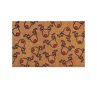 Heavy Duty Door Mat Christmas Floral Welcome Cane Christmas Tree Light String Deer Door Mat Floor Ghost Pumpkin Outdoor