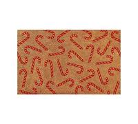Heavy Duty Door Mat Christmas Floral Welcome Cane Christmas Tree Light String Deer Door Mat Floor Ghost Pumpkin Outdoor