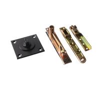 Heavy Duty Door Pivot Hinges 360° Rotary Invisible Hidden Door Hinges Wood Door Shaft, Install Up and Down Loading 300KG