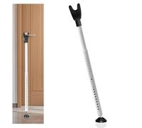 Heavy Duty Door Security Bar, Adjustable Door Jammer Security Bar 19-52 inch Door Security Pole with Anti-Slip 360° Base Doors Brace Bar for All Floor