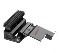 Heavy Duty Door Security Bar Prevents Forced Entry(A) | High-strength alloy build, stainless steel parts, fits most interior doors, black or white option
