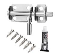 Heavy Duty Door Small Solid Sliding Bolts Latches Hasp Stainless Steel Door Buckle for Wood Fence Interior Stainless Steel