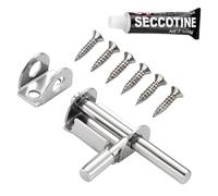 Heavy Duty Door Small Solid Sliding Bolts Latches Hasp Stainless Steel Door Buckle for Wood Fence Interior Stainless Steel