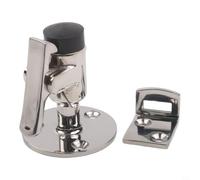 Heavy Duty Door Stopper for Yachts Caravans Ships | Smooth mirror finish, easy to clean, dirt resistant, sleek silver look, enhances interior decor