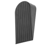 Heavy Duty Door Stopper Rubber Wedge for Garage and Interior Doors | 16.5x7x5cm Black Design, Nonslip Base, Inclined Profile, Quiet Grip Helps Protect Stone Flooring
