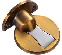 Heavy Duty Door Stopper Self-Adhesive Door Stop,Dampening Bumper,Door Wedge,Door Stopper Non-Punch Five Kinds Colors Available(Yellow Bronze)