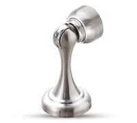 Heavy Duty Door Stopper Stainless Steel Strong MagneticDoor Stop, Floor-Mounted Wooden Door Leaf Door top(Brushed Satin Nickel)