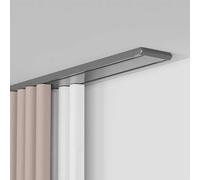 Heavy-Duty Double Curtain Track Rail 1M-6M, 9FT Bay Window & Room Divider Solutions, Wall-Mounted, Easy Installation for Privacy & Space Management.