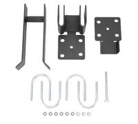 Heavy Duty Double Gate Latch | 1.375in Round Tube Frame Fit | Carbon Steel Chain Link Latch for Ranch/Farm/Factory Fencing | Secure Locking Gate Hardware