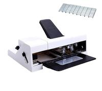 Heavy Duty Double Head Stapler, Manual Stapler with Labor-Saving Lever, Center Seam Modes for A3/A4 Paper, 50 Sheet Capacity for Office Printing Factory Family Use