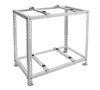 Heavy Duty Double Level AC Bracket, Shock Absorbing Floor Stand for Mini Split Outdoor Units & Heat Pumps, Durable Support Solution for Stability & Safety