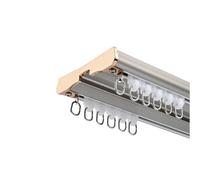 Heavy-Duty Double Row Ceiling Curtain Track 70-600cm Adjustable Aluminum Room Divider System Silent Smooth Operation Perfect for Home & Office Use