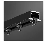 Heavy Duty Double Row Ceiling Curtain Track Silent Recessed Aluminum Rail for Room Dividers & Privacy Solutions in Living Rooms Durable & Discreet Design