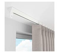 Heavy-Duty Double Row Ceiling Curtain Track - Silent System Aluminum Rod for Room Dividers & Shower Curtains - Ideal for Commercial Spaces & Heavy Use