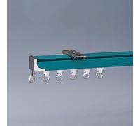 Heavy Duty Double Row Ceiling Curtain Track System Silent Aluminum Alloy Kit for Bedroom Kitchen & Shower Room Dividers Easy Install & Durable Sliding Rails
