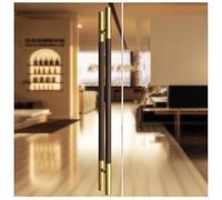 Heavy Duty Double-Sided Door Push Pull Handle Commercial Entry Handle for Glass Sliding & Wooden Doors Front Door Hardware for Fiberglass & Glass Entryways