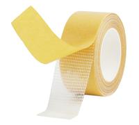 Heavy Duty Double Sided Fabric Tape, 1 Inch X 33FT Hem Tape for Curtains, Without Sewing Ironing, Clothes, and Carpets - No Sew Adhesive Tape for Hemming, and Crafts - Strong and Easy to Use