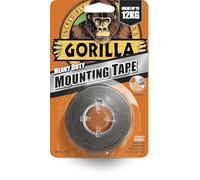 Heavy Duty Double Sided Mounting Tape - Holds Up To 12kg - For Rough, Smooth and Uneven Surfaces - 1.5m - Black