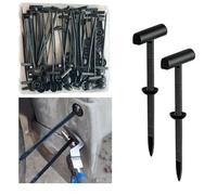 Heavy Duty Double-Sided Self-Locking Nylon Universal Cable Tie Buckles, Multipurpose Universal Zip Tie Tool for Quick Fastening, Automotive Repair and Daily Use (50pcs)