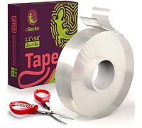 Heavy Duty Double Sided Tape - Strong Adhesive Mounting Tape - Waterproof Removable Carpet Tape - Nano Clear Wall Tape - Adhesive Tape for Poster Picture Hanging - Transparent Double Stick Tape