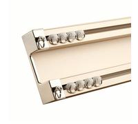 Heavy Duty Double Track Ceiling Rail 70-600cm - Adjustable Aluminium Room Divider for Privacy in Living Room Bedroom or Hospital - and Versatile (2.3m/7.5ft)